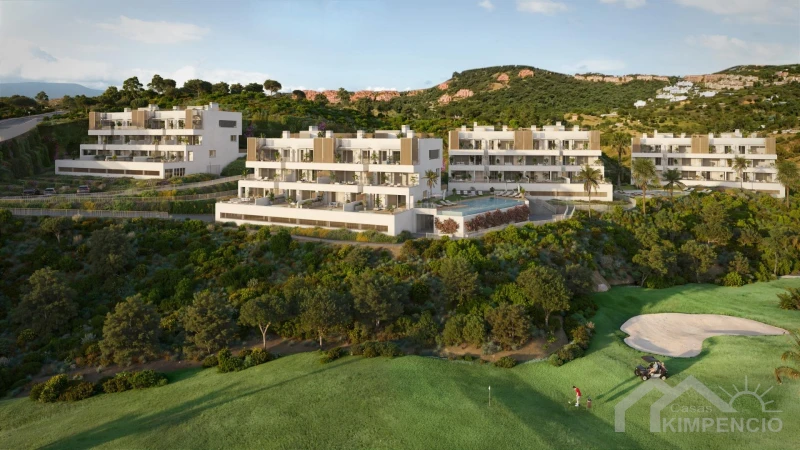 Foto 4 van Appartement met terras aan golfbaan in Mijas