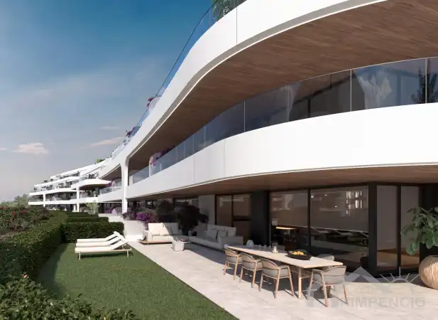 Foto van Nieuwbouw appartement met tuin in Estepona