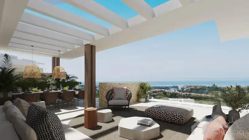 Foto van Penthouse met eigen zwembad en solarium, Estepona