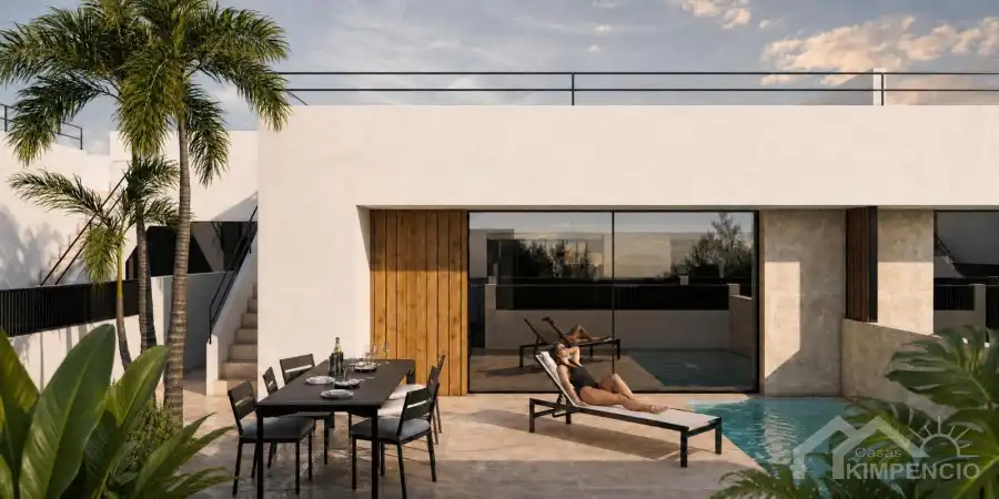 Foto 3 van Nieuwbouwvilla met tuin en solarium in Murcia
