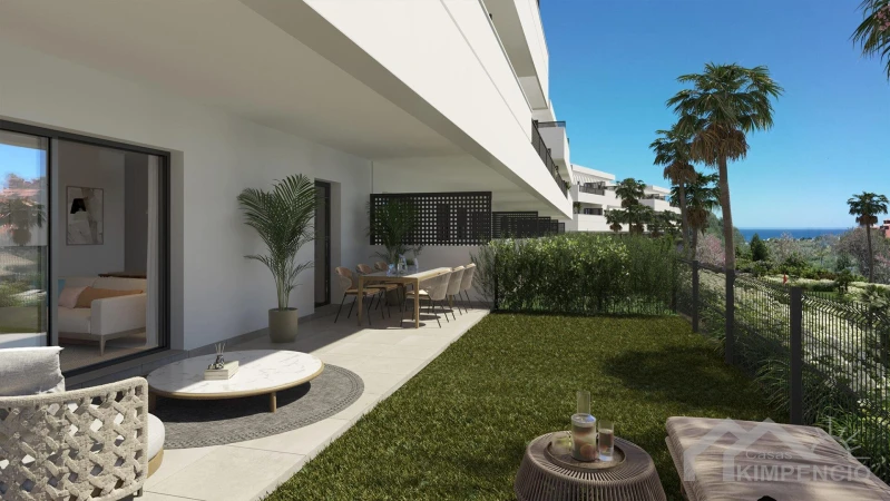 Foto van Nieuwbouw appartement gelijkvloers met tuin