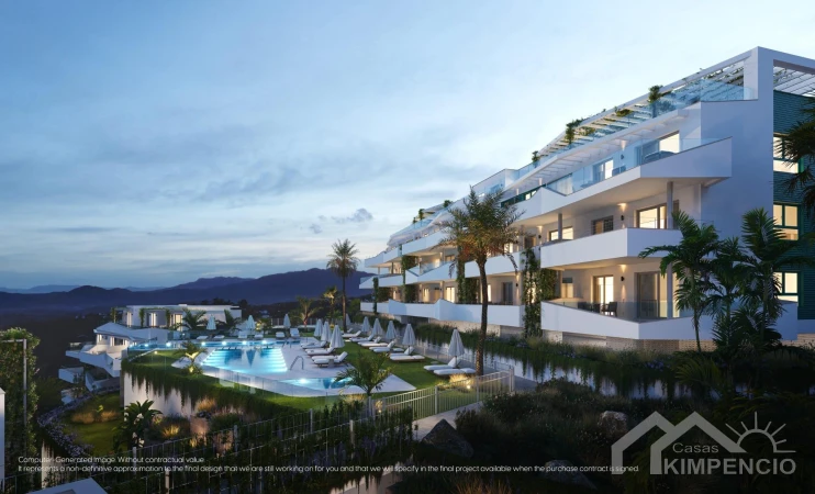 Foto 2 van Penthouse met terras in res. Mijas Seaviews