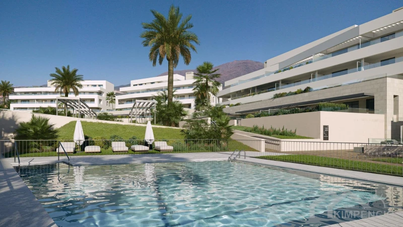 Foto van Gelijkvloers appartement met tuin Estepona