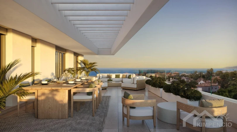 Foto van Gelijkvloers appartement met tuin Estepona