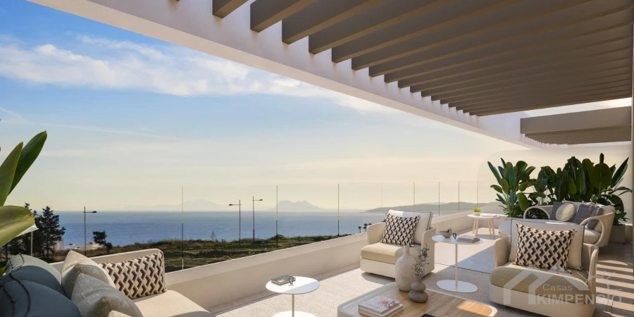 Foto van 1 slaapkamer penthouse met terras in Estepona