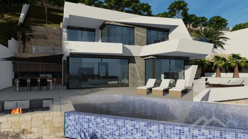 Exclusieve villa met zeezicht in Calpe