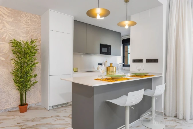 Foto 4 van Gemeubeld appartement tweede verdiep met solarium