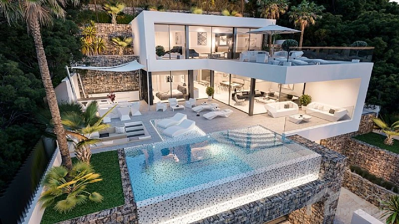 Exclusieve villa met zeezicht in Calpe
